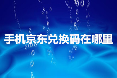 手机京东兑换码具体位置在哪里？怎么使用？